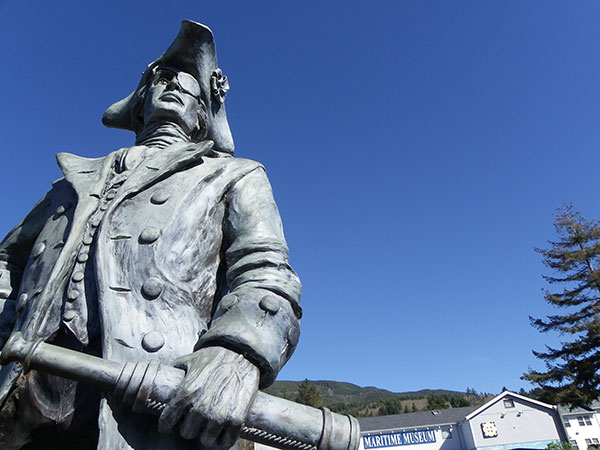 Captain Gray statue Garibaldi Museum
